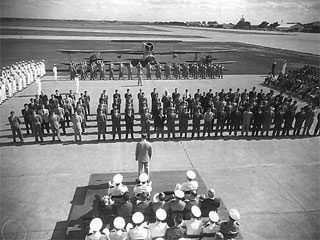 Induction ceremonies, 1943.