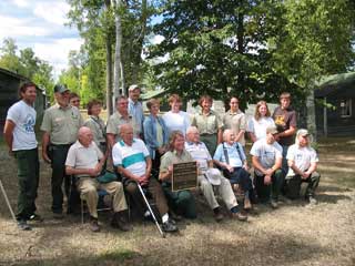 CCC Camp Rabideau, Co. 708, was dedicated as a National Historic
Landmark on August 25, 2006.