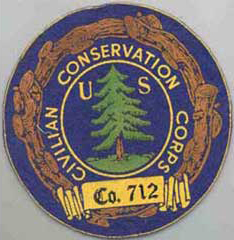 Civilian Conservation Corps patch, 1938. Loc. no. 65.8.7