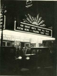 Photo: Riviera Theatre formerly the Astor Theatre, at night, St. Paul, 1928. 