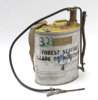 Fire fighter's backpack, ca. 1930.