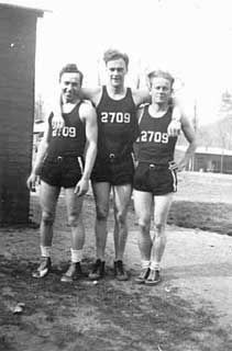 Photo: Basketball players, CCC camp, Whitewater, 1940.