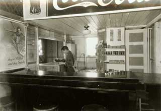 Photo: Canteen, CCC Camp 4727, Rice Street and County Road G, Vadnais Heights[?], 1937. 