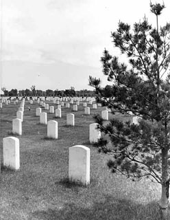 Photo: Fort Snelling National Cemetery, 1949.