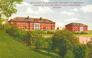 Photo: Administration (Coffey) and Agricultural Engineering Buildings, ca. 1920.