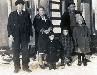 The Francis Drouillard family, Grand Portage, ca. 1930.