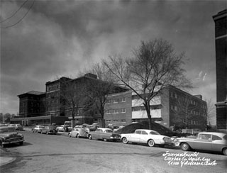 Photo: Fairview Hospital, 2312-2316 Sixth Street South, Minneapolis, 1957.