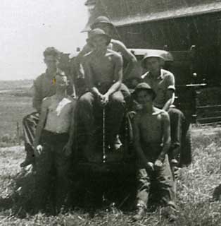 Fencing crew at Plainview, CCC Company 2709, 1938.