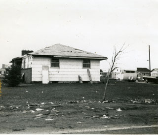 Photo: The Sworsky's home after the Fridley tornado, 1965.