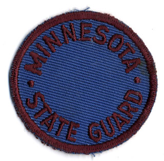 Object: Minnesota State Guard Patch.