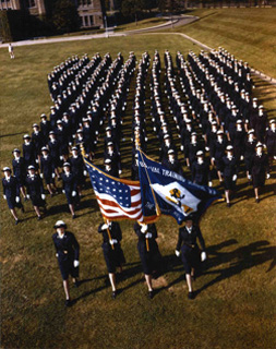 Photo: U.S. Naval Training School, Women's Reserve, The Bronx, New York.