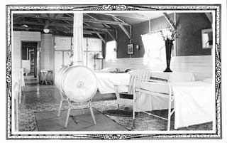 CCC camp infirmary, Nevis, 1936.