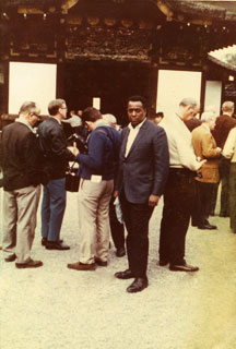 John L. Brown, Sr. while at a business machines conference in Japan, ca. 1960s.