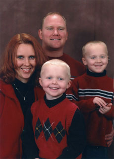 John and Stacy Greven and family, 2006.