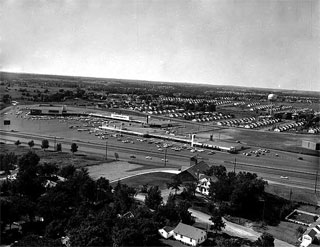 Knollwood Plaza Shopping Center, St. Louis Park, 1956.