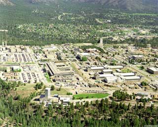 Aerial View of Los Alamos National Laboratory, 1995.