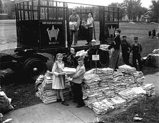 Paper drive, 1944.