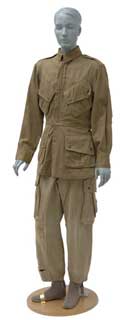 WWII-era Parachute Jumper Coat and Trousers.