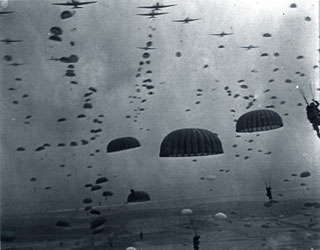 Waves of Paratroops Land in Holland, September 1944.