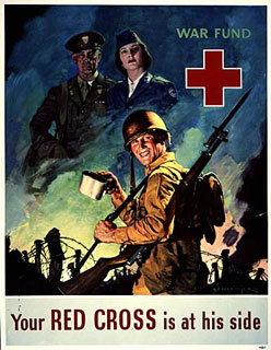 Your RED CROSS is at his side, 1943-1945.