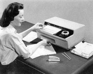 Thermofax duplicating machine, manufactured by 3M, ca. 1960.