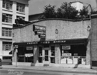 Totino's Restaurant, 918 West Lake, Minneapolis, 1957.