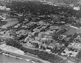 Photo: University of Minnesota (aerial view), 1954.