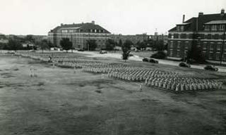 Photo: Regimental Review, Oklahoma A&M, Stillwater, Okla. August 
1944.