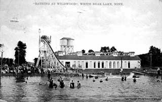 Bathing at Wildwood, 1910.