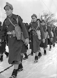 Troops at Fort Snelling. Location no. MH5.9 F1.7 p129